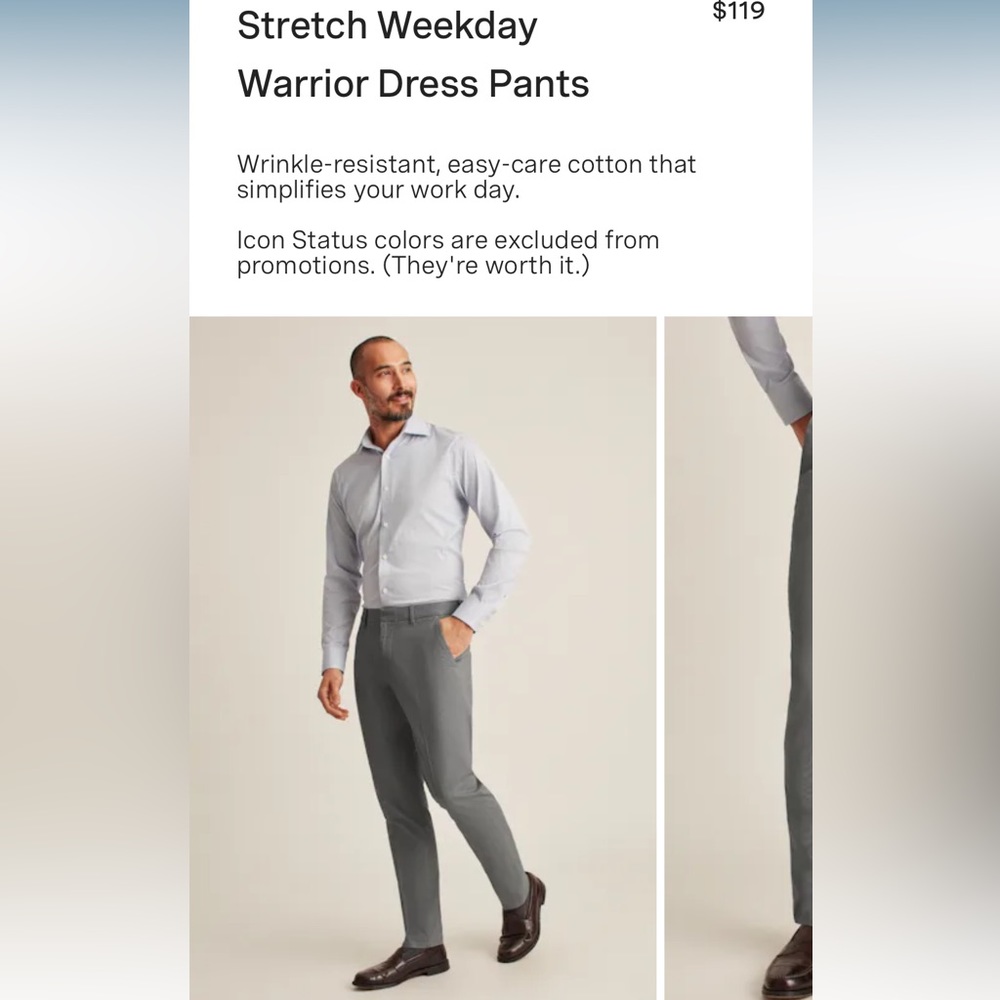Men’s Bonobos Friday pants
